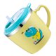 thumbnail image 3 of Vaso de acero inoxidable con pajita para niños pequeños, doble capa, antiescaldaduras, diseño creativo de dibujos animados, escala de medición, ideal para leche y agua., 3 of 7