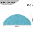 thumbnail image 3 of For Blaupunkt For Bluebot Precision Plus Sweeping Robot Vacuum Cleaner Replacement Mop Pad Cloth Accessories Floor Cleaning, 3 of 9