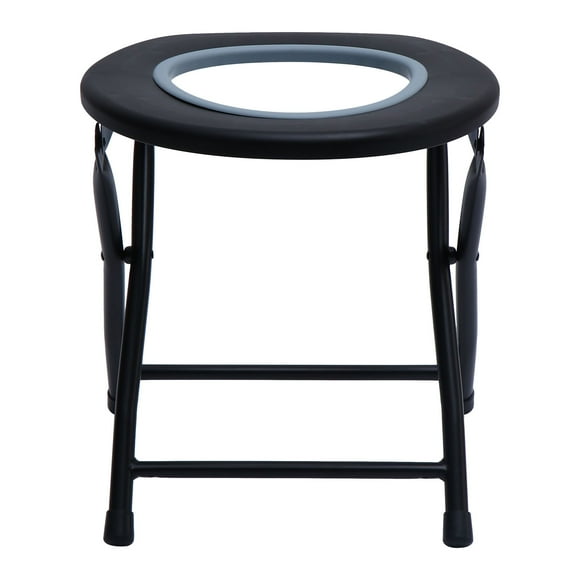 Weiweiguan 1 set of Foldable Toilet Chair Portable Toilet Stool Bedside Potty Chair