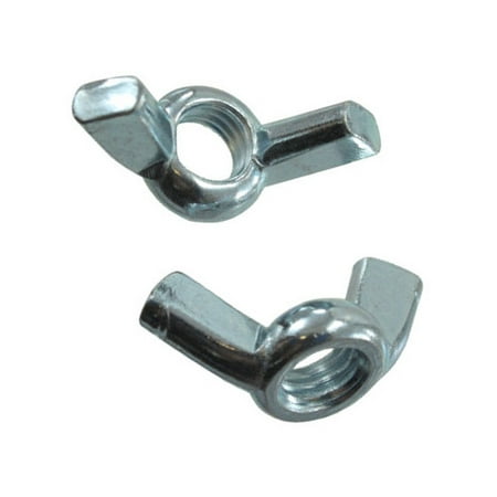 

8/32 Zinc Plated Cold Forged Wing Nuts (Pack of 12)