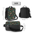 thumbnail image 2 of Naloa Mexican Flower 1 Lunch box Lunch bag for men women Large capacity Lunchbox Insulated Lunch bag Lunch box cooler, 2 of 7