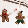 thumbnail image 4 of Adornos navideños de resina con forma de hombre de jengibre para árbol de Navidad 2023, adornos navideños para el hogar, regalo de Año Nuevo 2024, 4 of 5