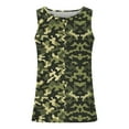 thumbnail image 3 of Viluyesy Mens Muscle Tank Tops, Loose Soft Camouflage Graphic Sleeveless Trendy Workout Athletic Shirt White 2XL, 3 of 4