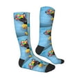 thumbnail image 3 of Balery Prague Ratter Dog in Bathtub Printed Novelty Socks Men's Women's Crew Socks Sports Socks Knee High Socks Cotton Socks Quirky and Cool Socks, 3 of 9