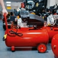 thumbnail image 5 of Unique Bargains 6" Universal Air Compressor Wheel with 0.5" Hole for Easy Mobility, Red 2 Pack, 5 of 5