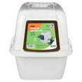 thumbnail image 2 of Van Ness Pets Odor Control Large Enclosed Cat Litter Box, Hooded, Pearl, CP6, 2 of 7