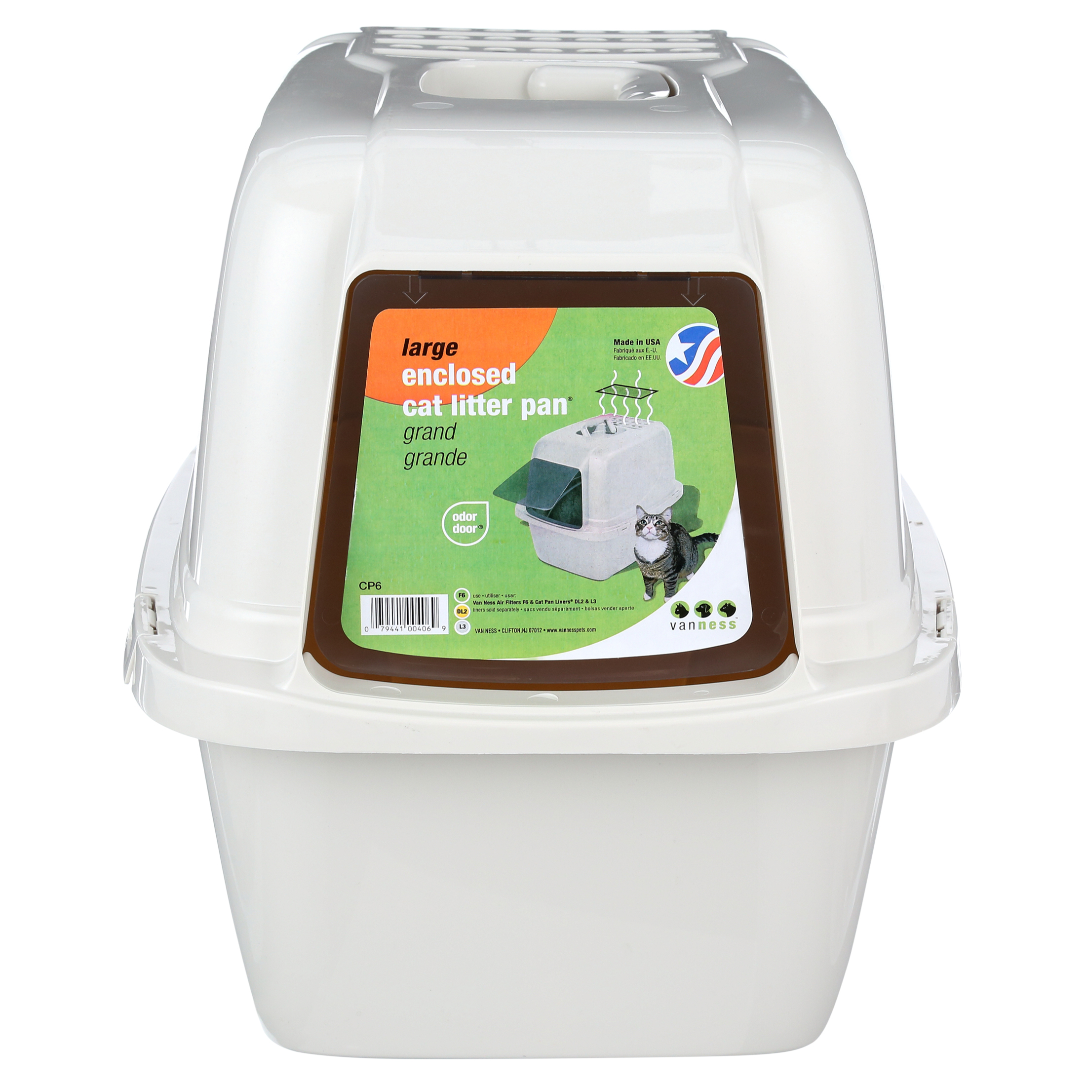 Van Ness Plastics Enclosed Cat Litter Box, Large photo 2