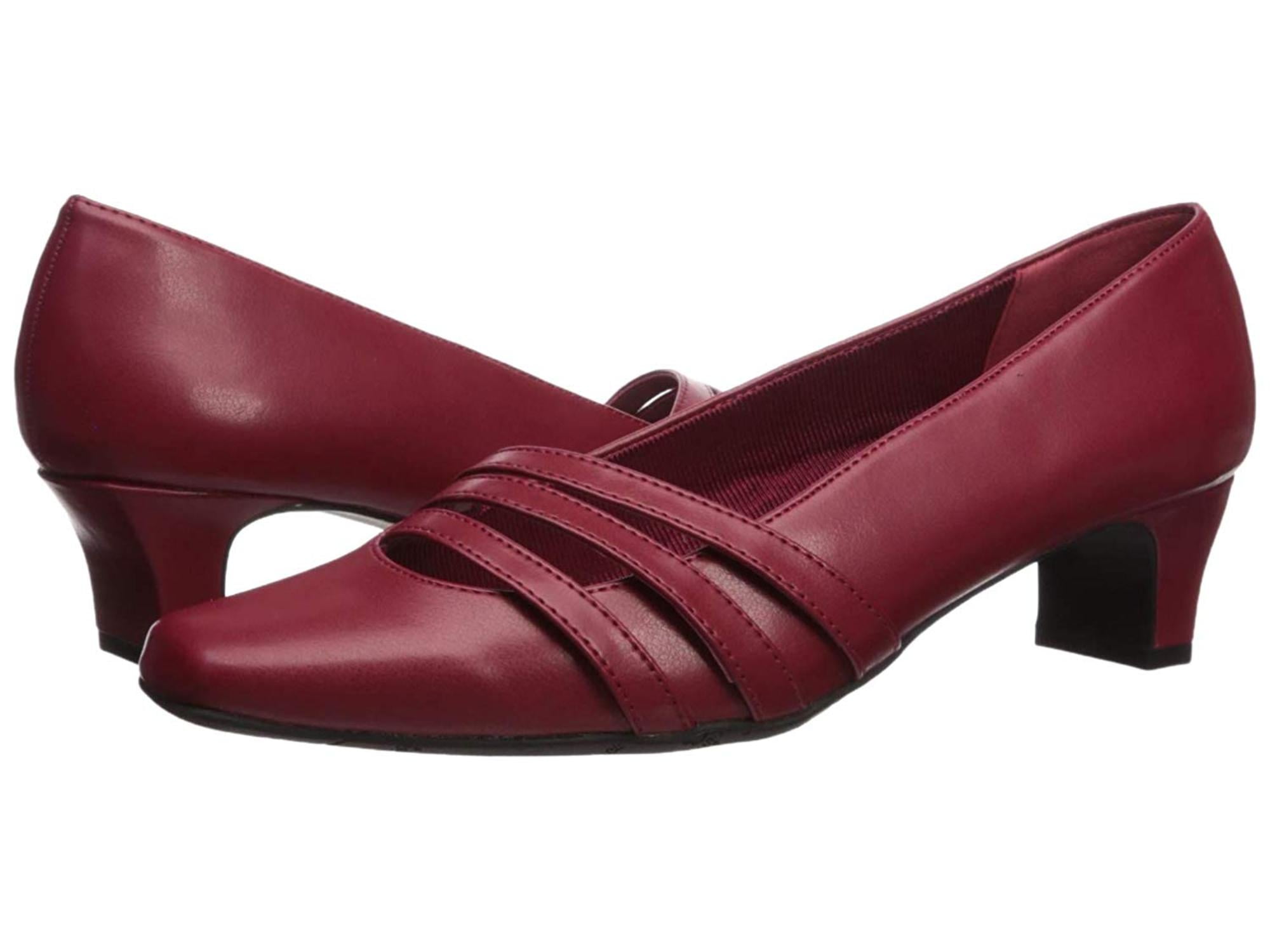 Easy Street Womens entice Leather Square Toe Classic Pumps Walmart Canada