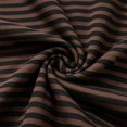 thumbnail image 5 of Iyufng Striped Collared T-Shirt for Women Half Zip Short Sleeve Loose Knit Casual Daily Top, 5 of 5
