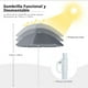 thumbnail image 4 of Costway Silla de Camping con Sombrilla Portátil y Plegable Doble Silla Taburete Tejido Oxford Mini Mesa Posavasos para Exterior Picnic Patio, 4 of 7