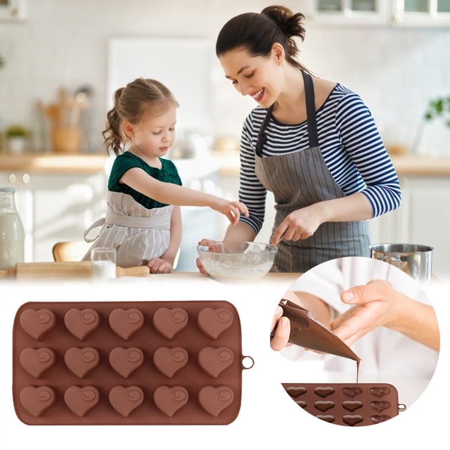 Molde de silicona para decoración de pasteles de Chocolate con amor creativo DIY, molde para hornear Wmkox8yii FHAKJF3607