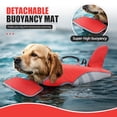 thumbnail image 3 of Amztom Dog Life Jacket  for Swimming – Adjustable Buoyancy Aid Flotation Vest for Boating Pool Beach, Safety Flotation Vest for Medium Dogs (Red,M), 3 of 7