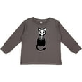 thumbnail image 3 of Inktastic Skeleton Cat Boys or Girls Long Sleeve Toddler T-Shirt, 3 of 5