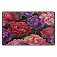 thumbnail image 3 of WOBOGO Lush Peonies Carpet Non-Slip Rugs Soft Doormat 31×20in Living Dining Room Bedroom Decorative, 3 of 7