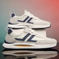thumbnail image 3 of Men'S Versatile Mid-top Sneakers with Fabric Upper, Rubber Sole, and Cloth Insole， Running Casual Youth Dad Trendy Shoes |, 3 of 7