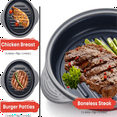 thumbnail image 5 of Microwave Grill Pan | Microwave Griller, Griddle & Crisper Pan with Lid for Grilling, Browning, and Crisping Foods Microwave Cookware for Grill Meat, Sandwich & Vegetable inside a Microwave, 5 of 5