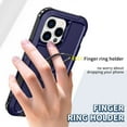 thumbnail image 3 of SaniMore for iPhone 14 Pro Max 6.7" Magnetic Case, Rugged PC & TPU Bumpers with Car Mount & Ring Kickstand Heavy Duty Full Body Protective Case for 14 Pro Max Women Men, Blue, 3 of 10
