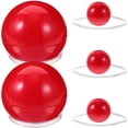 thumbnail image 3 of 5 piezas brillantes de la nariz roja del payaso de los accesorios del escenario para la navidad Halloween Fiesta de disfraces Balls, 3 of 8