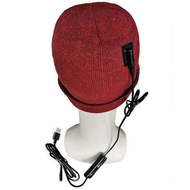 Xihbxyly Oferta de Hoy Sombrero Calentado Caliente Recargable de Las Mujeres de Los Hombres Sombrero Calentado Del Invierno para Al Aire Libre
