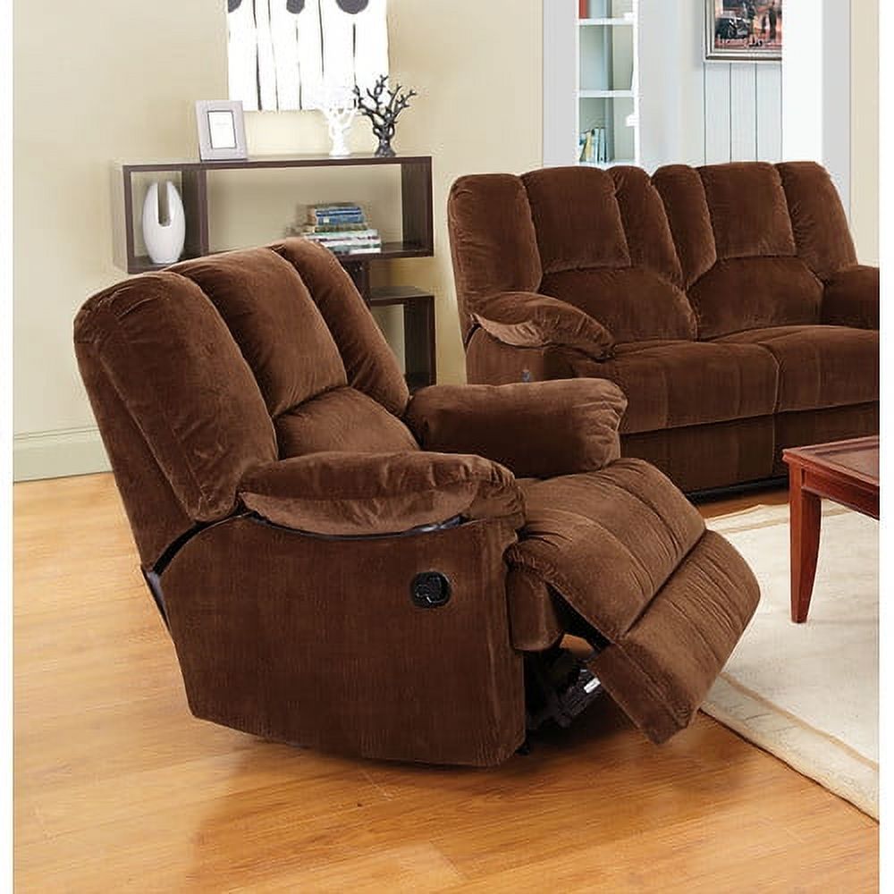 Oliver Collection Corduroy Glider Recliner, Multiple Colors - image 2 of 3