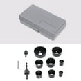 thumbnail image 3 of unbranded 11 in 1 Hole Saws Drill Bits Hole Punchers Wood Working Tool Set for Plank Plywood Plasterboard PVC, 3 of 8