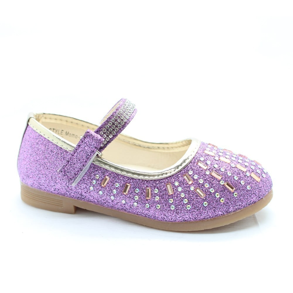little girl purple dress shoes
