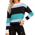 thumbnail image 2 of Besolor Chandails Mignons d'Automne pour Femmes à Manches Longues Col Rond en Tricot, 2 of 5