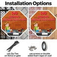 thumbnail image 3 of No Riding Beyond This Point 18 inch X 18 inch Octagon Plastic Sign Weather Resistant, UV Protected for Workplace, Private Property, and Construction Site, Made in the USA, 3 of 7