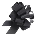 thumbnail image 1 of Uxcell 5 piezas de lazos grandes de 4 pulgadas, lazos de regalo brillantes negros para fiestas, 1 of 6