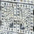 thumbnail image 2 of Bowery Hill Transitional 1-Drawer Wood and Bone Accent Chest in Lilac Gray, 2 of 3