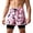 #5Pink, variant on MYAOYI Mens 2 in 1 Tropical Swim Trunks Quick Dry Running Shorts with Compression Liner