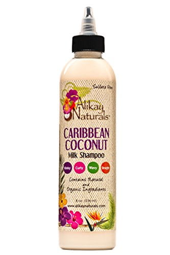 Alikay Naturals Milk Shampoo Caribbean Coconut, 8.0 OZ