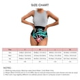 thumbnail image 5 of Traje de baño de una pieza con rayas llamativas, sin espalda y con cuello redondo para el glamour playero de las mujeres (tallas hasta 3XL), 5 of 5