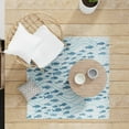 thumbnail image 6 of Unique Loom Outdoor Coastal Collection Area Rug - Shoal (7' 10" Square Blue/Navy Blue), 6 of 11