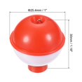 thumbnail image 2 of Uxcell 1" Fishing Bobbers 16 Pack Plastic Push Button Round Fishing Float, 2 of 7