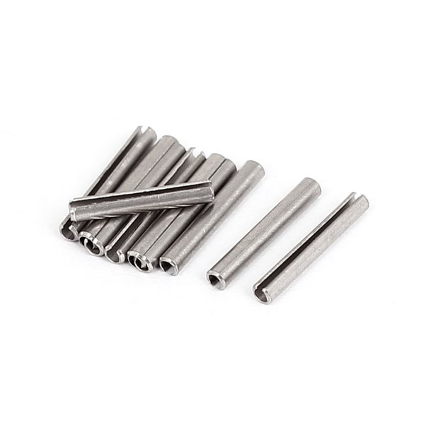 M2x16mm 304 Stainless Steel Split Spring Roll Dowel Pins Fasteners