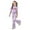 Light Purple, variant on MuXiKeJi Clothes Girls Pants Set, Black 2-Piece Outfit with Sweet Heart Print Crewneck & Leggings for Girls 8-12 Years