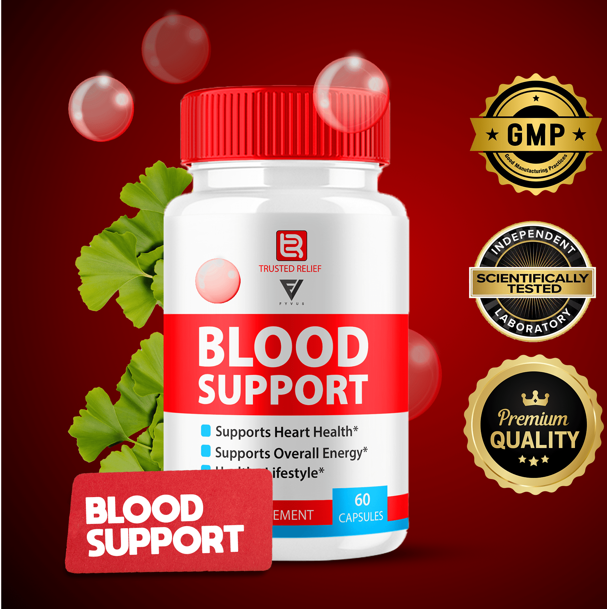 Trusted Relief Pills, Trusted Relief Capsules for Overall Wellness and Glycogen Support (60 Capsules)