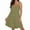 Green, variant on Efsteb Dresses for Women 2025 V-Neck Button Suspender Dress Sundresses Fashion Sleeveless Comfy Classic Solid Color Loose Casual Sundresses for Women (Green,XL)