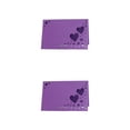 thumbnail image 1 of Wosthever 50 paquete/lote personalizar decoraciones de con corazón hueco nombre lugar tarjetas boda nombre tarjetas púrpura oscuro Morado oscuro 2Conjunto, 1 of 6