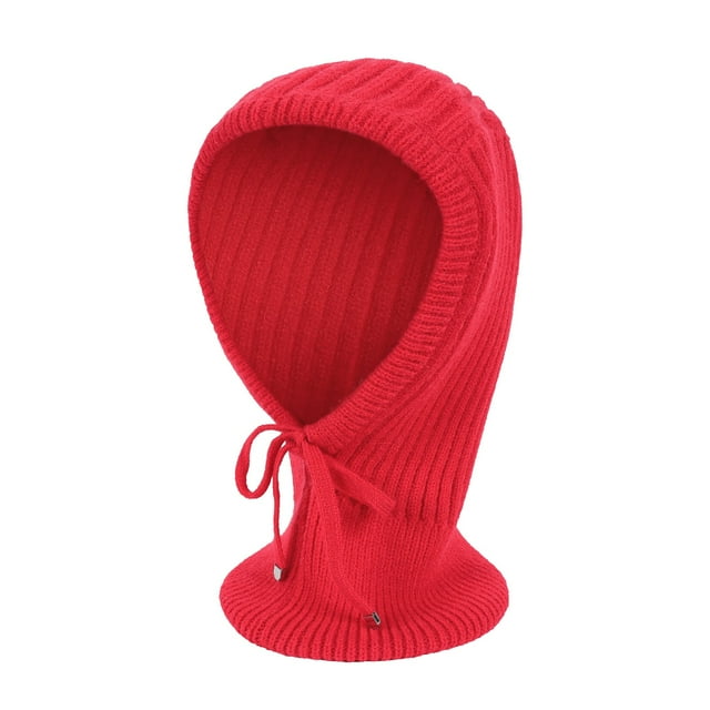 Foulard Tricotée à Capuche Bonnet d'Hiver Chaud pour Femmes