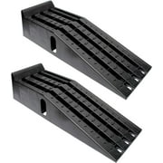 Vonluxe Zone Vehicle Service Ramp Set 63in Car Lift 2 Ton Heavy Duty Truck Ramps for Vehicle Maintenance 2 Pack