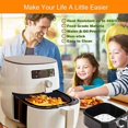 thumbnail image 4 of 100 Pieces Air Fryer Liner Fryer Liners Set Square Non-Stick Dining Bakery Kitchen Baking Cooking Mat Cookware Kitchenware Accessories 9 inch, 4 of 7