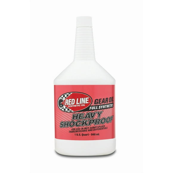 Red Line Oil Huile pour Engrenages 58204 Heavy ShockProof; Simple; Bouteille de 1 Quart; Synthétique