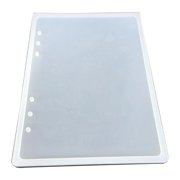 Besufy Book Silicone Mold A5 Notebook Cover Making DIY Handmade Epoxy Resin Craft Tool White