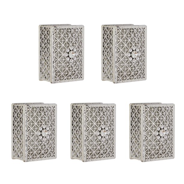 Joyero hueco, caja de plástico para dulces, caja de recuerdo para bodas, anillos, pendientes, collares, suministros para despedidas de soltera y cumpleaños.