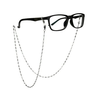 ChainsProMax Men's Long Eyeglass Chain Necklace with Ends Holder