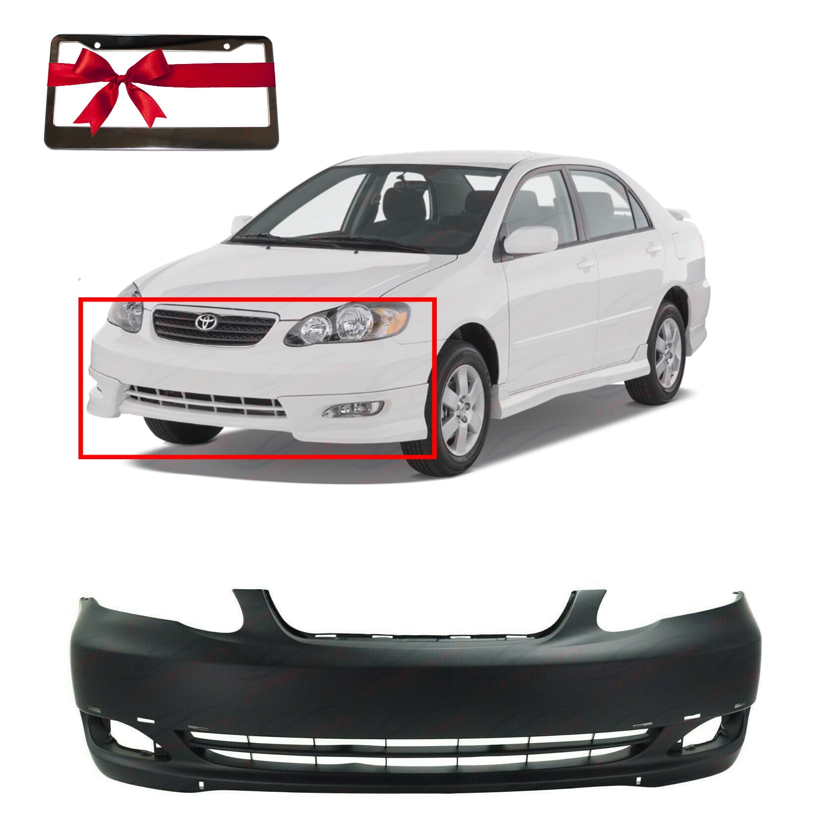 2007 toyota corolla bumper cover