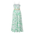 thumbnail image 4 of Kmbangi Robe d'Été Sans Manches à Imprimé Floral avec Bretelle Amovible, 4 of 10