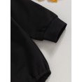 thumbnail image 6 of LMLYSoH Baby Halloween Romper Long Sleeve Round Neck Bat Letter Print Bodysuit Newborn Clothes, 6 of 9